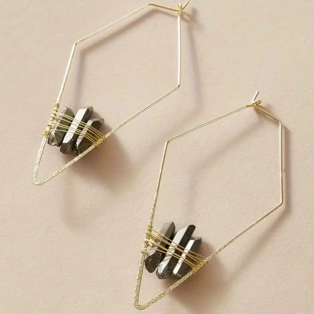 Crystal hoop Earrings N1821